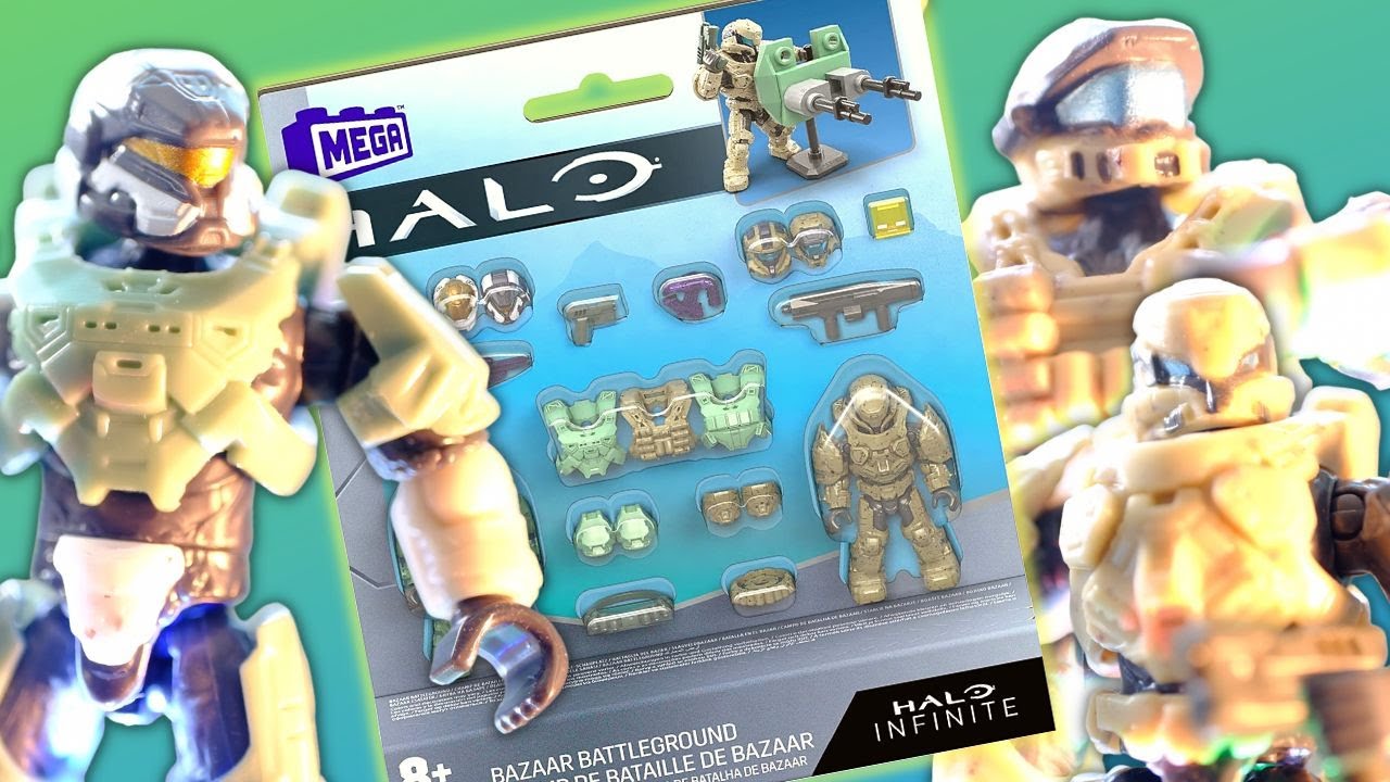 Bazaar Battleground PopNSwaps TO THE MAX! Halo Infinite Mega Construx