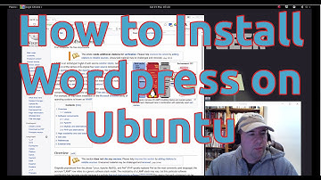 How to Install Wordpress on Ubuntu