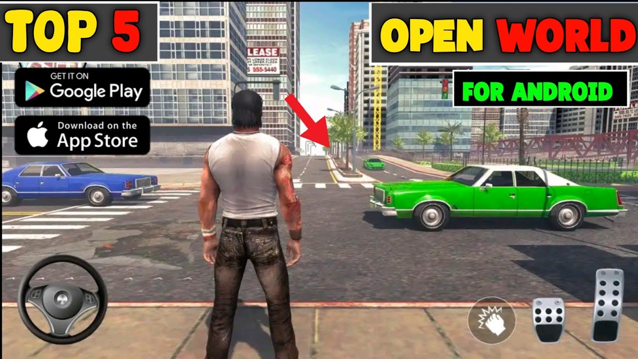 Top 5 Best Open World Games For Android 2024 |High Graphics Under 500 ...