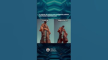 O controle de câmera com inteligência artificial ficando impressionante.