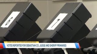 Votes reported for Sebastian County Judge and Sheriff Primaries
