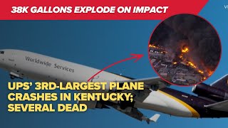 UPS plane crash near Ford factory, Expo Center: 38K gallons of jet fuel exploded, officials say | WH