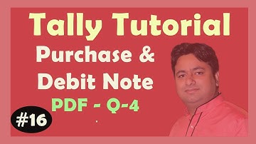 TALLY PDF Solution - Purchase Book Q-4 in TALLY ERP9 | Learn ERP9 Advance With GST