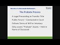 PROBATE 101 DOS AND DONTS