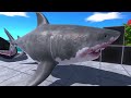 Dark Devil Monster War! Devil Shin Godzilla &amp; Godzilla 2014 VS Bloop and Megalodon Rex - ARBS