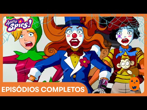 Três Espiãs Demais Encaram um MÍMICO MALVADO! 🎭🤐 Clima de Halloween | Episódios Completos | 1 Hora