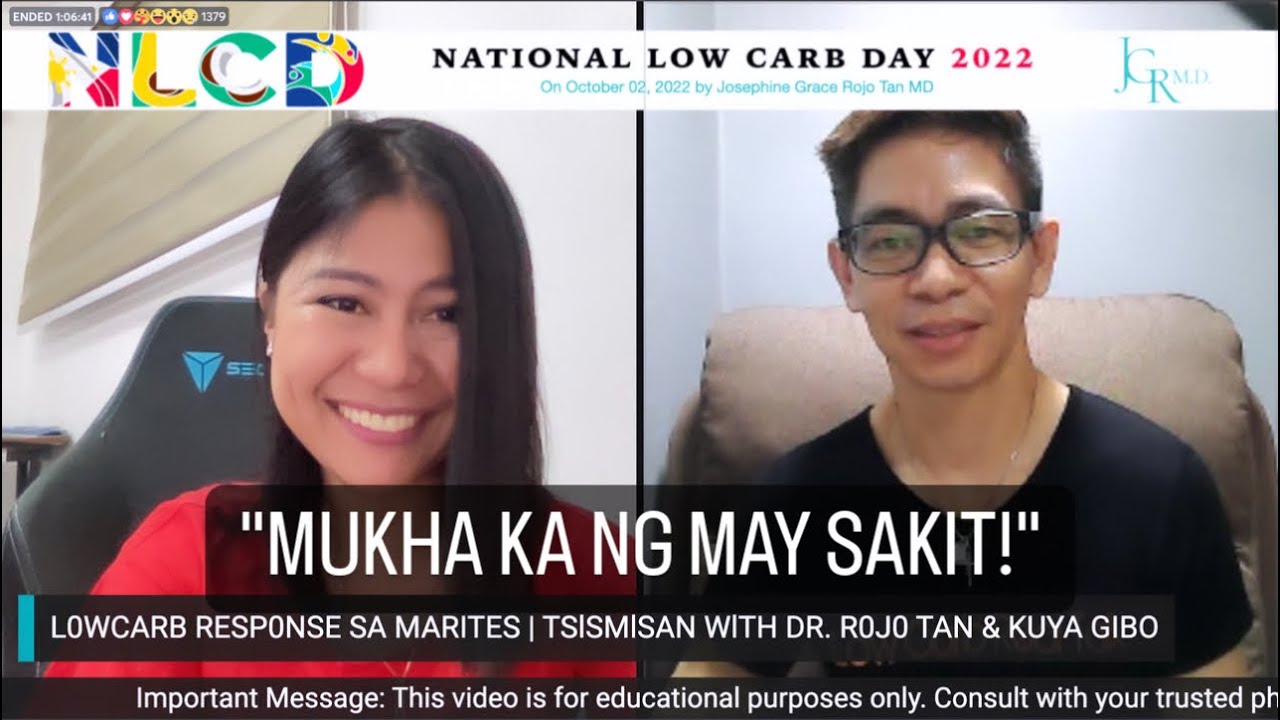 LOWCARB RESPONSE SA KAHIT ANO | TSISMISAN WITH DR. ROJO & KUYA GIBO