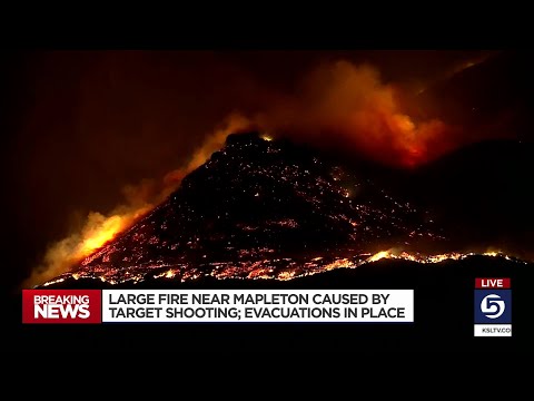 Over 200 Homes Evacuated Due To Ether Hollow Fire