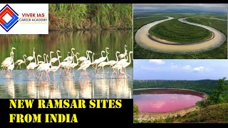 3 New Ramsar sites from India: Lonar lake, Sur Sagar & Kanwar Lake (Kabar Taal)