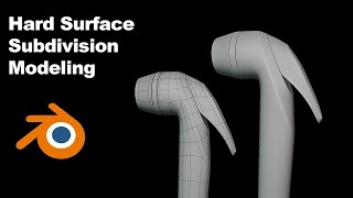 Blender Hard surface subdivision modeling #blender #tutorial