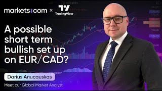 A possible short term bullish set up on EUR/CAD?