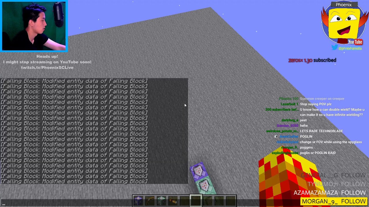 Bullying Pewdiepie + Breaking Minecraft 1.17 Caves Update (!twitch) - ‎