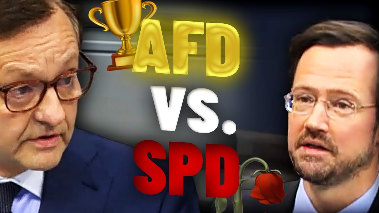 AfD Steuerexperte stellt SPD Politiker im Bundestag bloß!