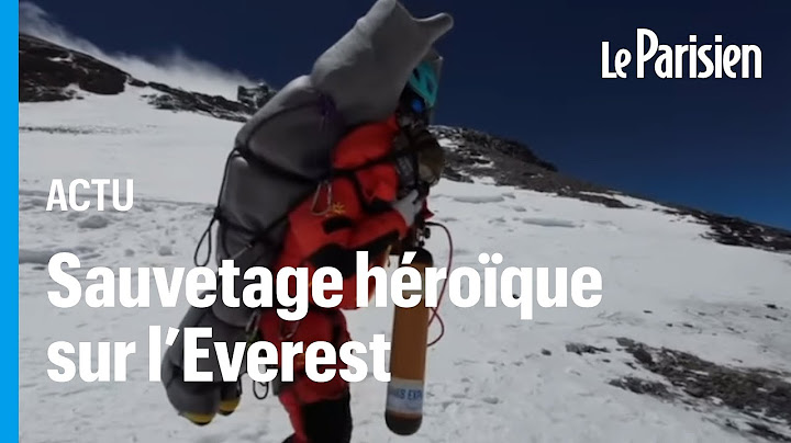 En pleine zone de la mort de l'Everest, un sherpa sauve un alpiniste en le portant pendant 6 heures