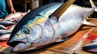 The Story of Fresh Tuna: From Fisherman to Market, Cut by Experts, and Ending Up on the Dinner Table