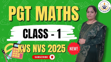 PGT Maths Tier 2 – Sets | KVS NVS Mains Maths 2025 | Complete Theory + PYQ  Study with Prabh