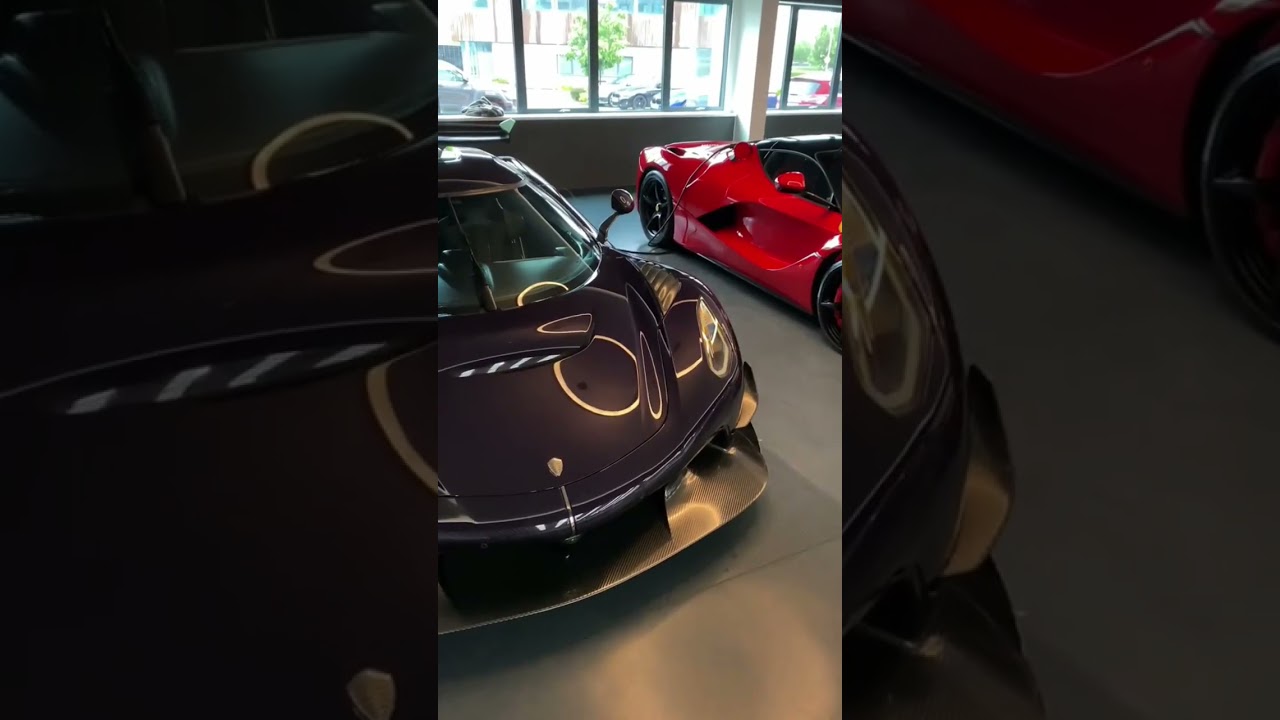 Jesko in a purple carbon 👀 