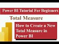 How to Create a New Measure in Power BI: Step-by-Step Tutorial #powerbitips