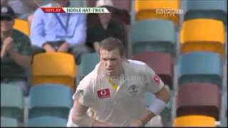 Siddle Hatrick on The Ashes Series - 1st Test