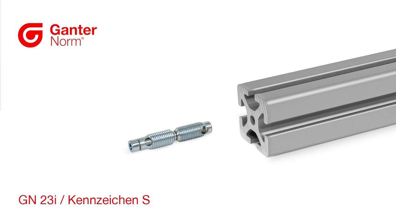 Automatische Verbinder GN 23i Coding S – Aluminiumprofile sicher verbinden | Otto Ganter