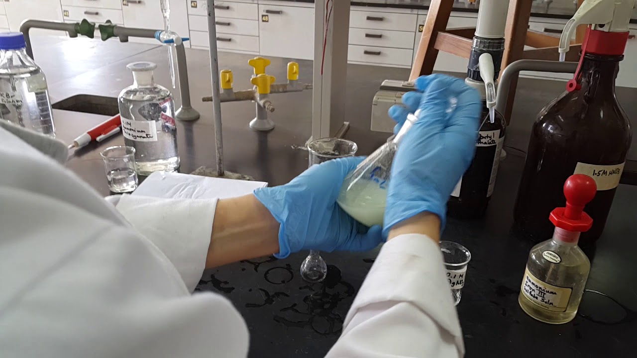 lab 9 argentometric tit determination of KBr solution YouTube