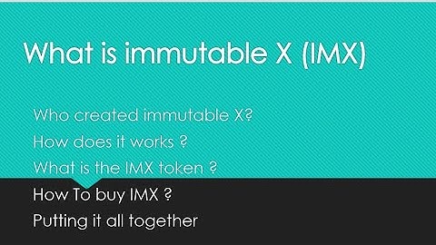 What Is Immutable X