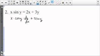 AP Calculus Section 3.7 Implicit Differentiation Day 1