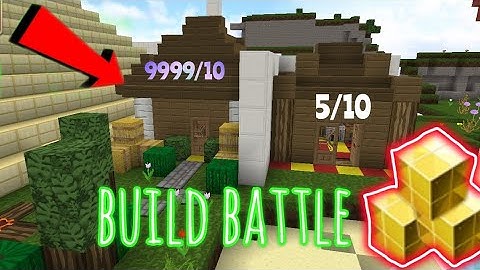 build battle challenge in sky block blockman go || free gcubes🤑