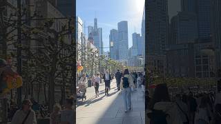 100 Seconds of Zeil Frankfurt with Skyline Panorama | One of Germany's Most Famous Shopping Avenues