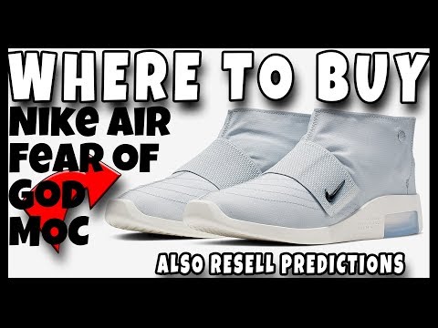 nike fear of god resell price