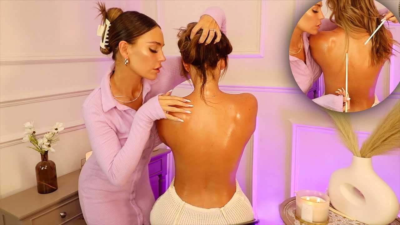 Real Person Back Tracing ASMR Skin Exam & Hair Play with Face Touching For  Sleep 😴 - YouTube