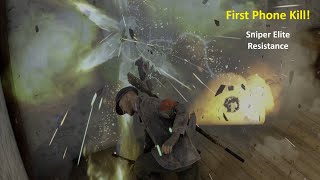 Sniper Elite Resistance - First Phone Kill! @jcheil67