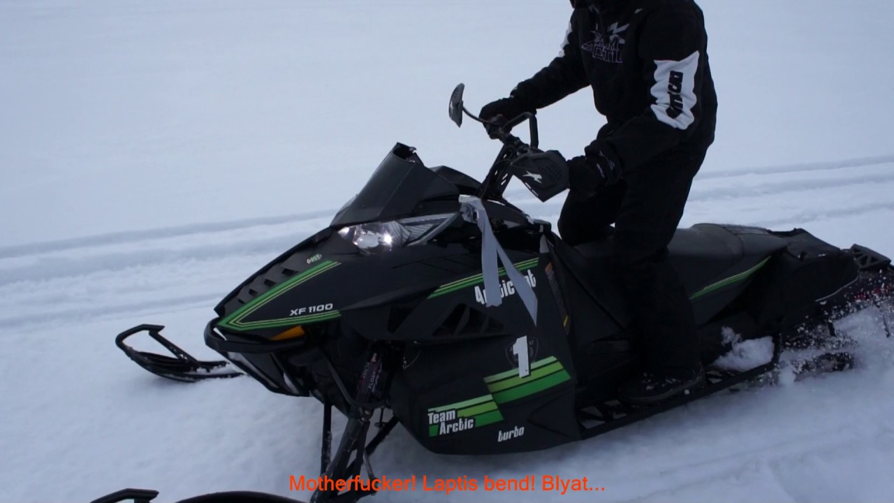 Arctic Cat XF1100 Turbo vs Yamaha Apex Drag Race