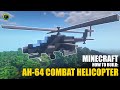 HOW TO BUILD COMBAT HELICOPTER MINECRAFT BUILDINGS 60