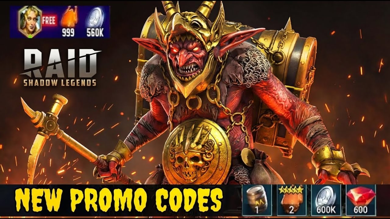 RAID SHADOW LEGENDS PROMO CODE 2025 - RAID PROMO CODE - RAID SHADOW LEGENDS CODES