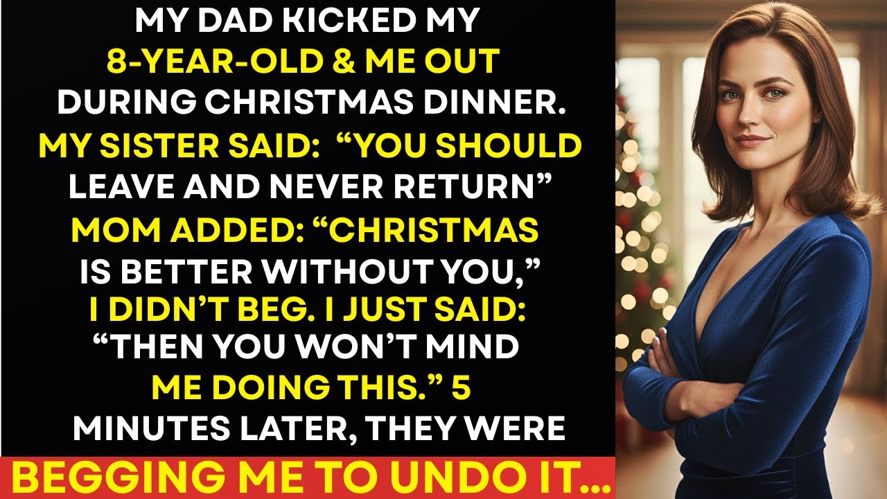 “Leave And Never Return” My Parents Said To My 8-Year-Old&Me During Christmas Dinner—5 Minutes Later