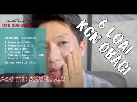 Video Review Kem Chống Nắng Obagi, top 6 loại được yêu thích... - youtube