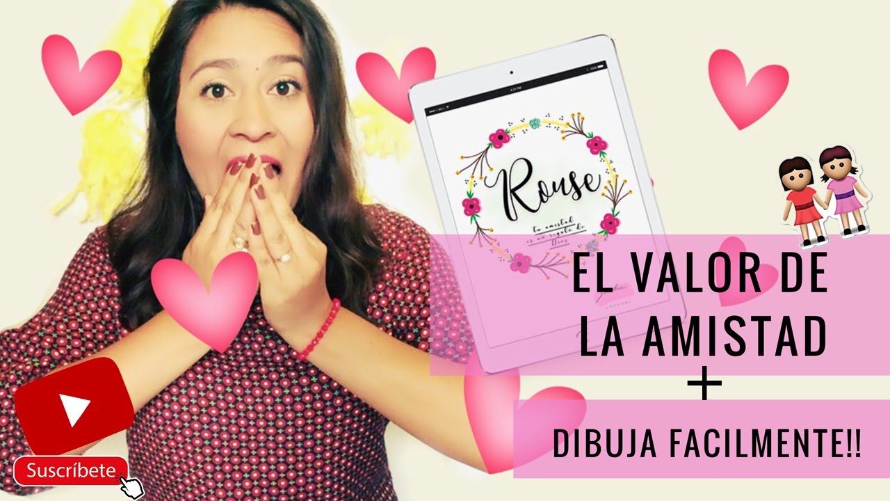 El valor de la amistad + dibujamos en el Ipad de manera fácil amistad meaning