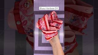 Lets make a Bluey Valentines Day hairbow #bowtutorial #diyhairbow