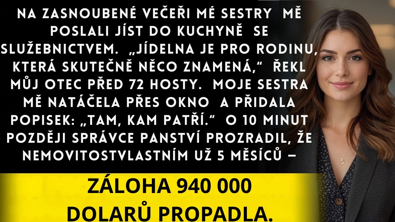 Seděla jsem v kuchyni, zrovna když mi matka oznámila, že pro mě u stolu není místo. "Víš, Caroline, nikdy jsi nebyla dost dobrá," řekla. V tu chvíli jsem věděla, že tohle už nehodlám dál snášet....