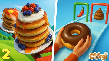 Pancake Run 🆚 Bakery Stack - All Levels Satisfying Walkthrough Gameplay PART 2