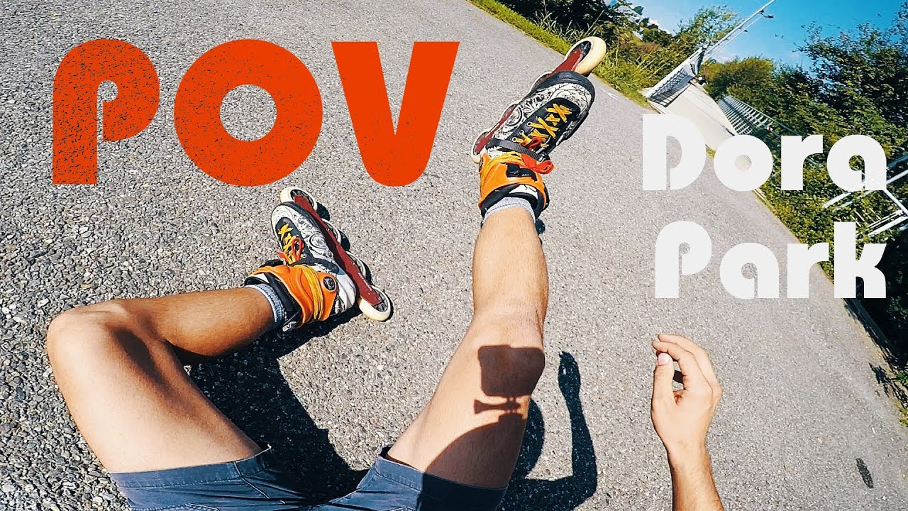 Skating a fresh new skatepark and empty summer streets (POV)