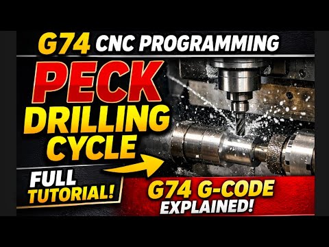 G74 CNC Programming Peck Drilling Cycle Explained | CNC Turning ...