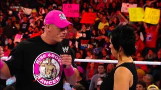 John Cena Comes Face To Face With Vickie Guerrero Raw, Oct. 29, 2012