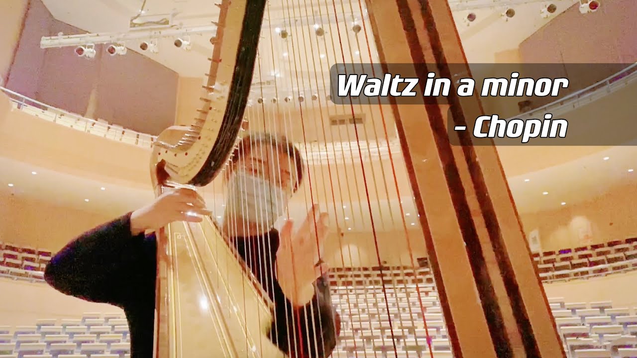 肖邦《a小调圆舞曲》竖琴版 / Chopin-Waltz in a minor/Chen Zhao,harp