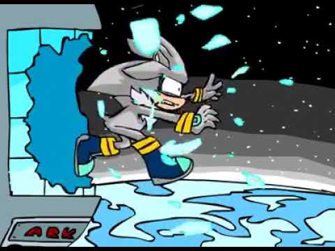 sonic vs shadow! falcon punch!(reupload)