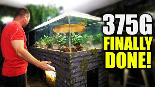 How to build a 3D aquarium STAND!! The 375G fish tank is DONE! the king of DIY