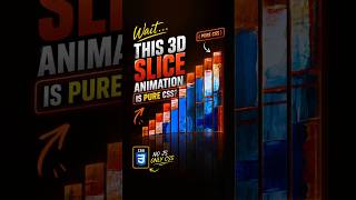 The Secret Behind This Futuristic 3D CSS Wave Animation Effect #coding #uidesign #css #webdesign