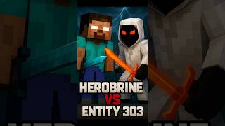 Herobrine VS Entity 303 🔥 | Rank Up Again 🤯 #shorts #minecraft