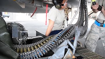 Loading 20mm Rounds into F-15